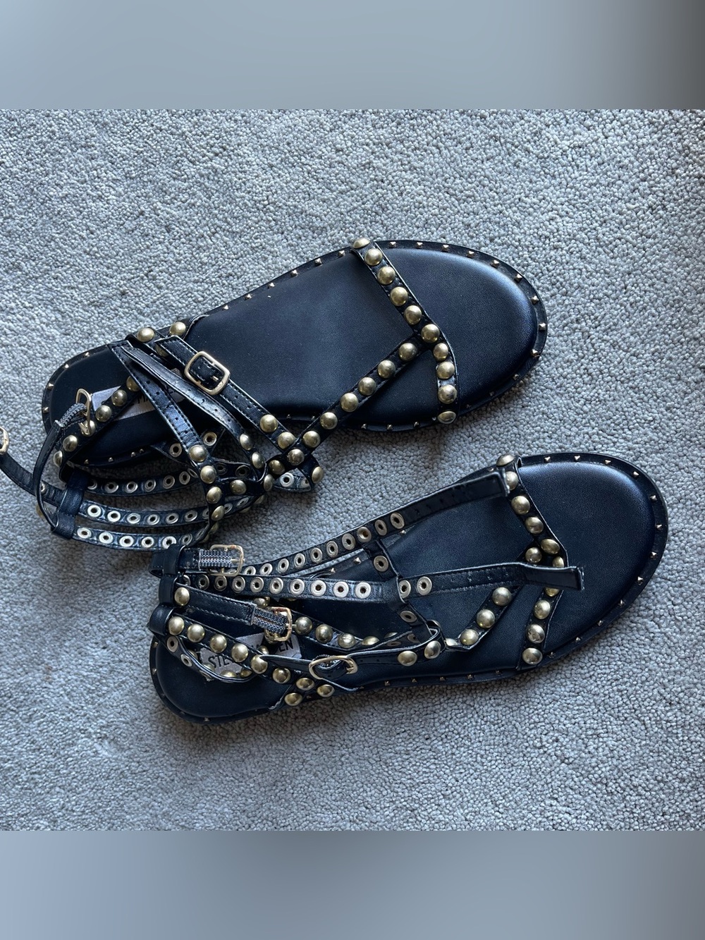Women Steve Madden flat studded sandal